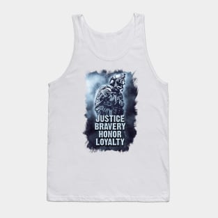 Justice Bravery Honor Loyalty Tank Top